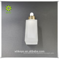 30ml glass dropper bottle frosted glass bottle wholesale square cosmetic packaging